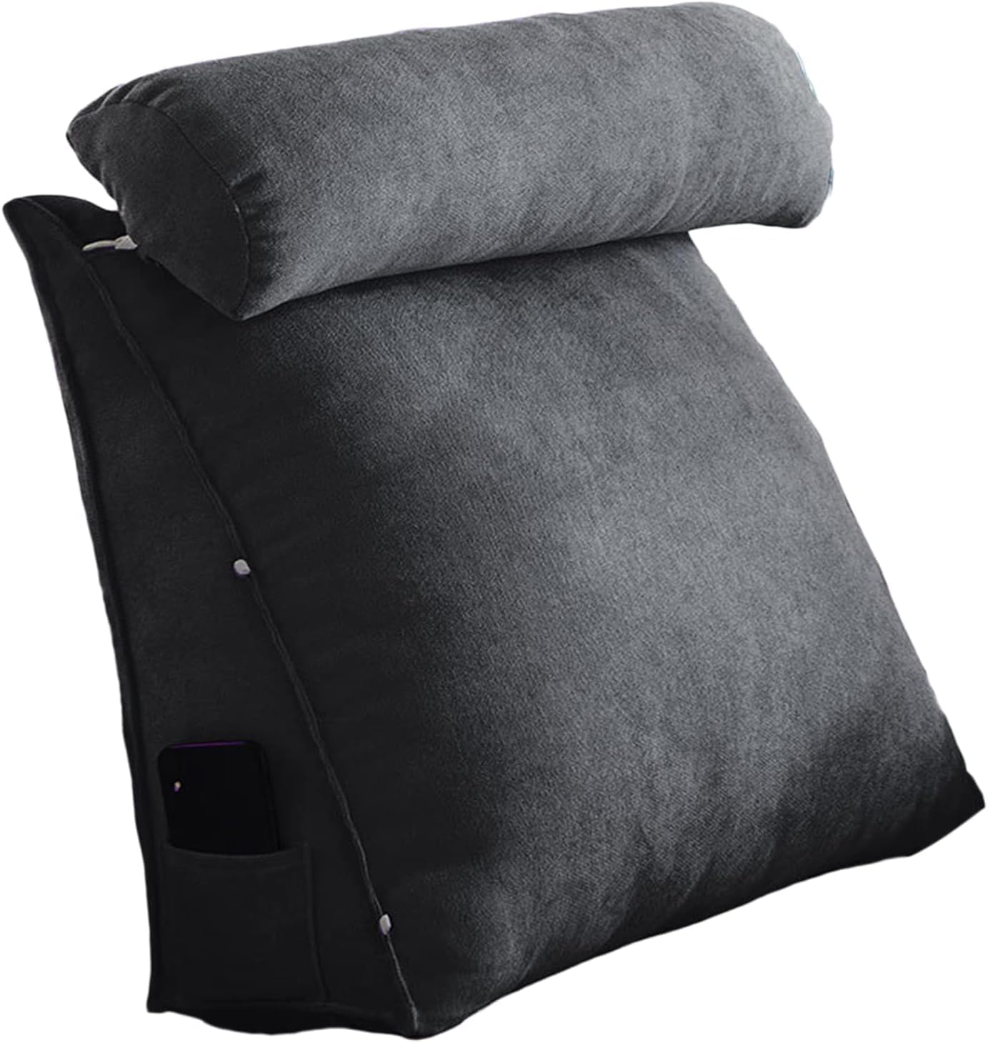 COZMAX Deluxe Reading Pillow with Detachable Neck Roll