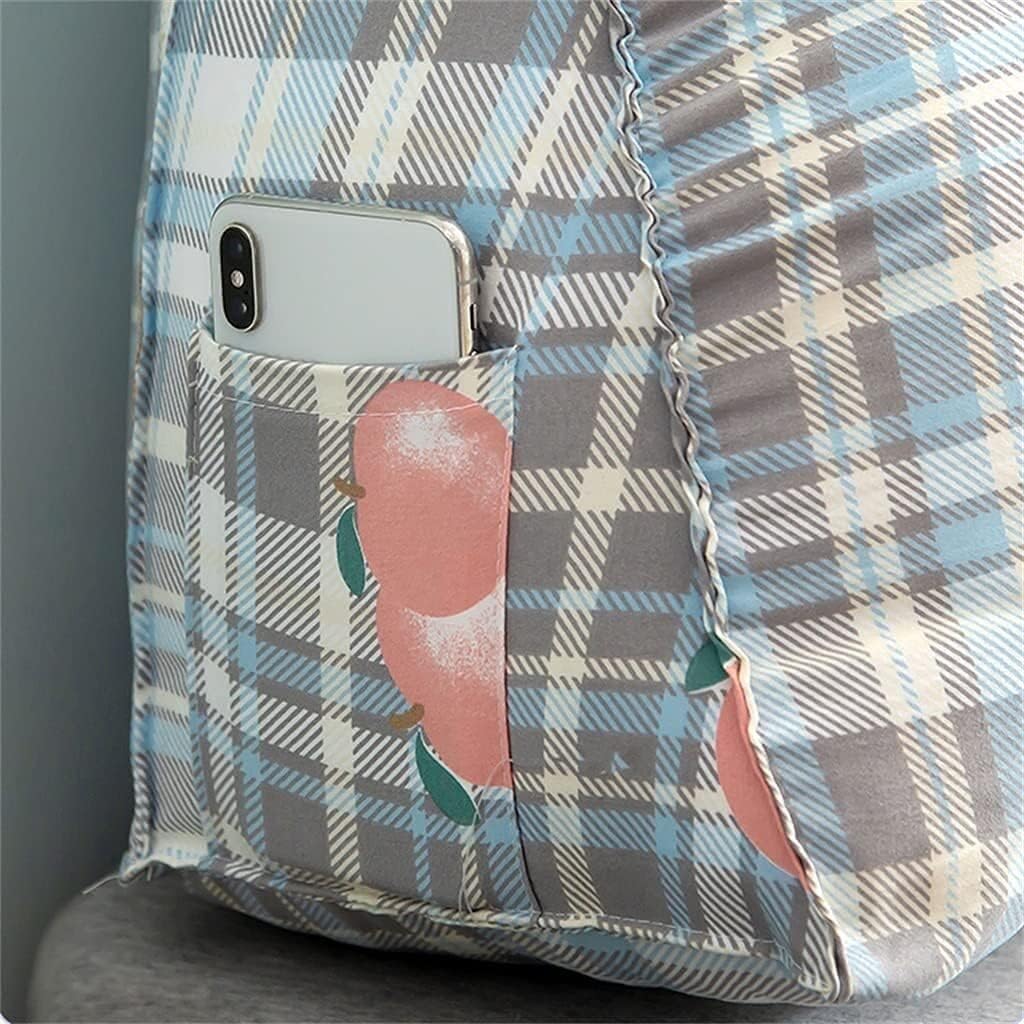YOODODO Wedge Pillow with Removable Liner and Pocket