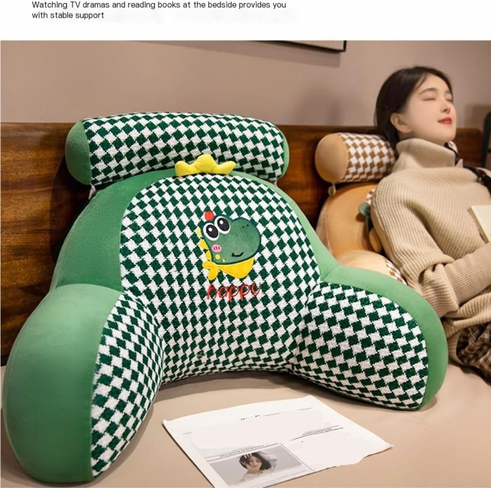 Comfort Plaid Neck Pillow with Cute Design