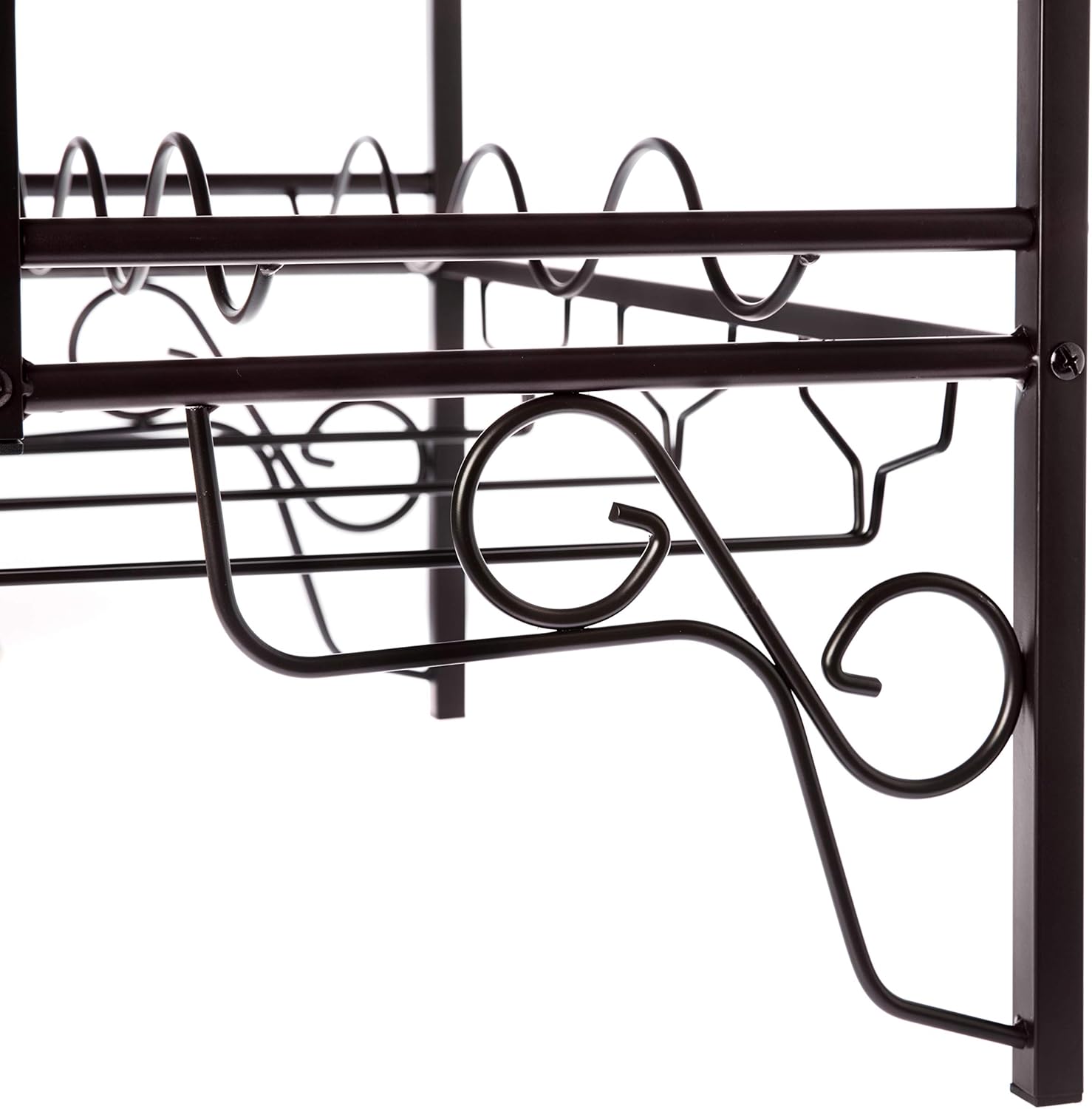 Home Zone Living Wine Rack - Freestanding 6-Bottle Storage