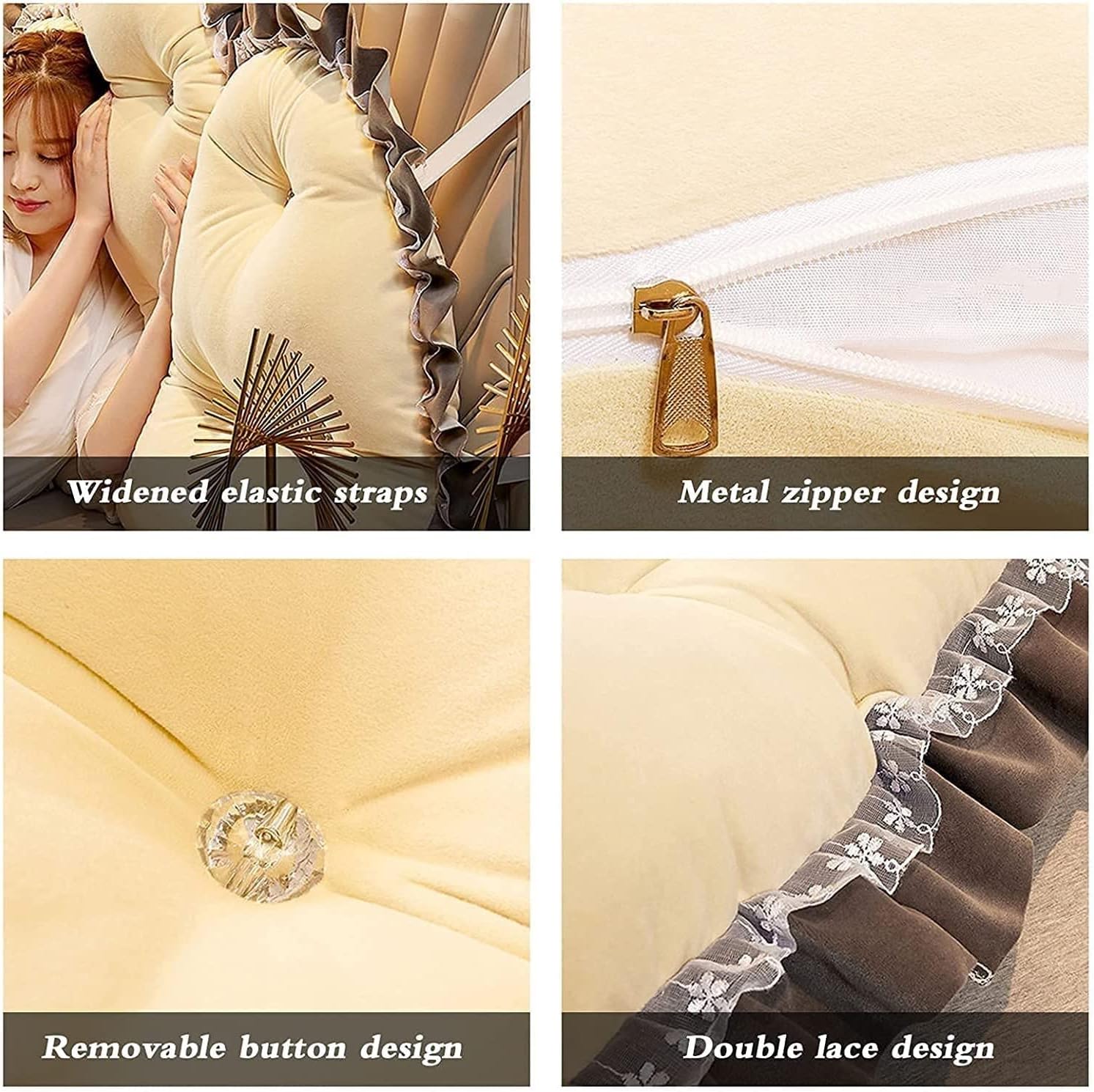 YOODODO Bed Back Cushion Pillow 150x80x15cm