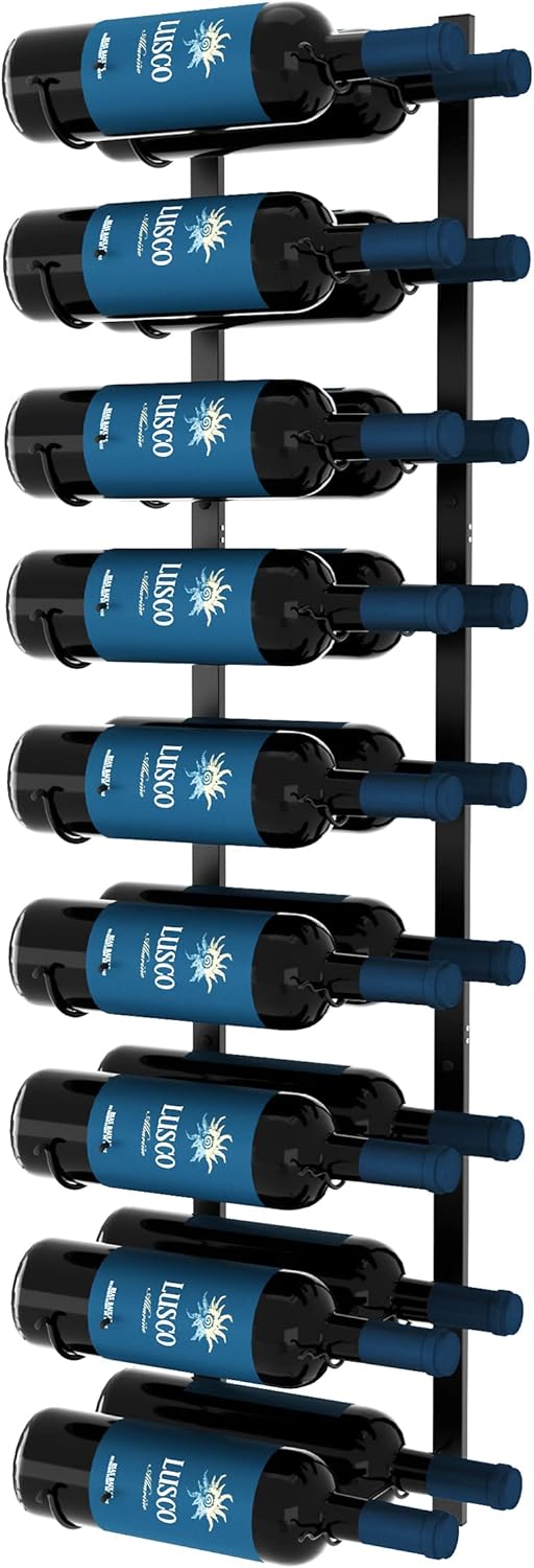 CharaVector Wall Mount Wine Rack 54 Bottles 3PCS