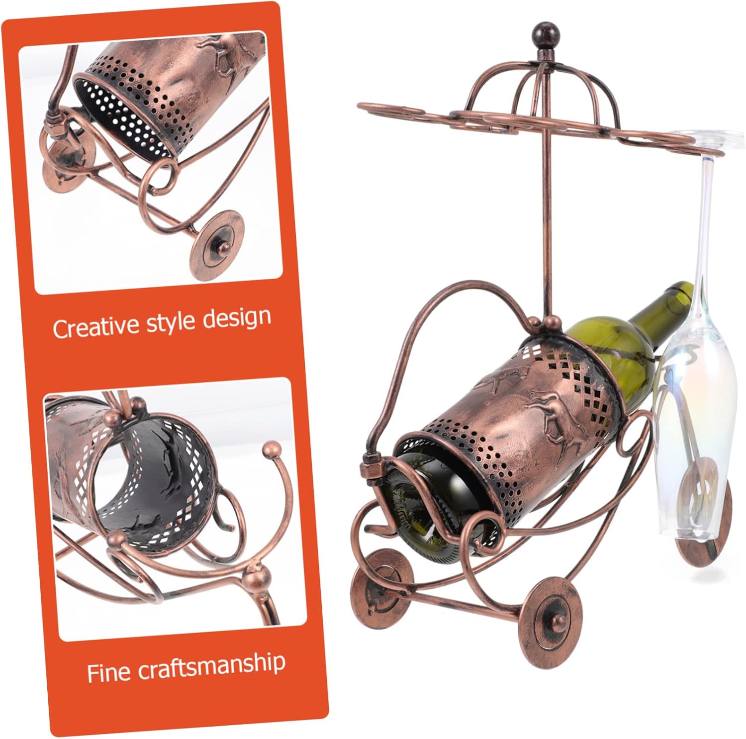 Iron Wine Rack Cabinet Drying Rack for Glasses