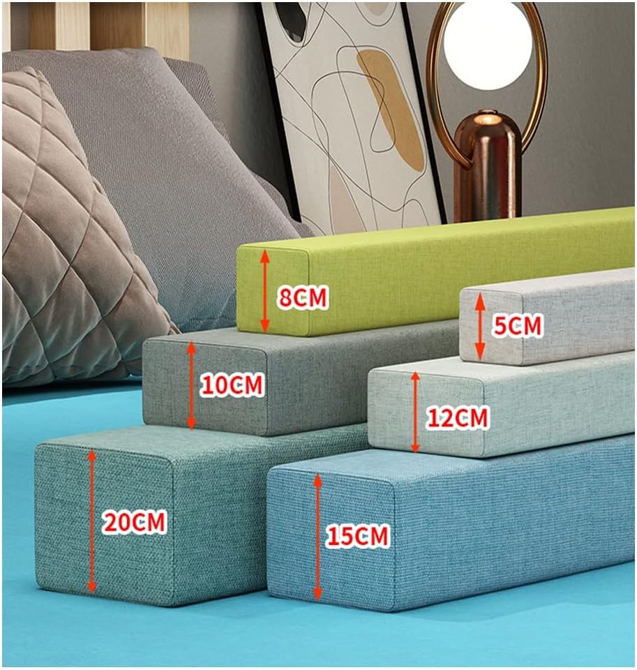 Long Bed Gap Filler Support Pillow Beige 20X8X80cm