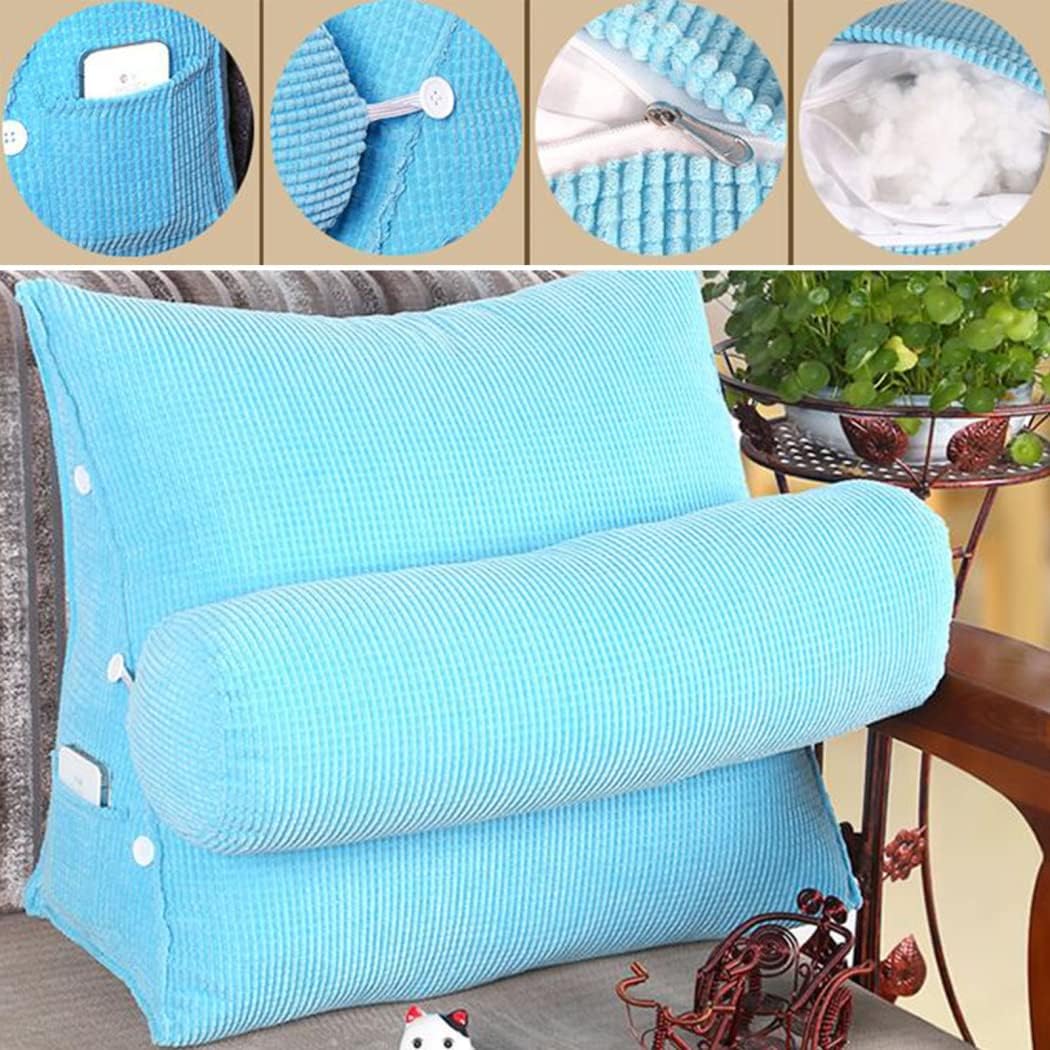 ZZYK Adjustable Reading Throw Pillow with Back Support