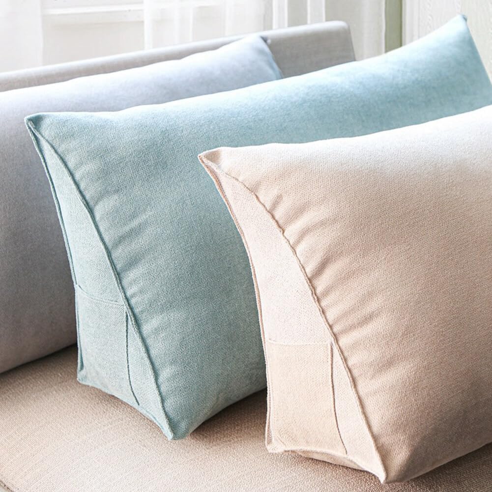 UEncounter Velvet Back Support Pillow with Storage Pocket 1