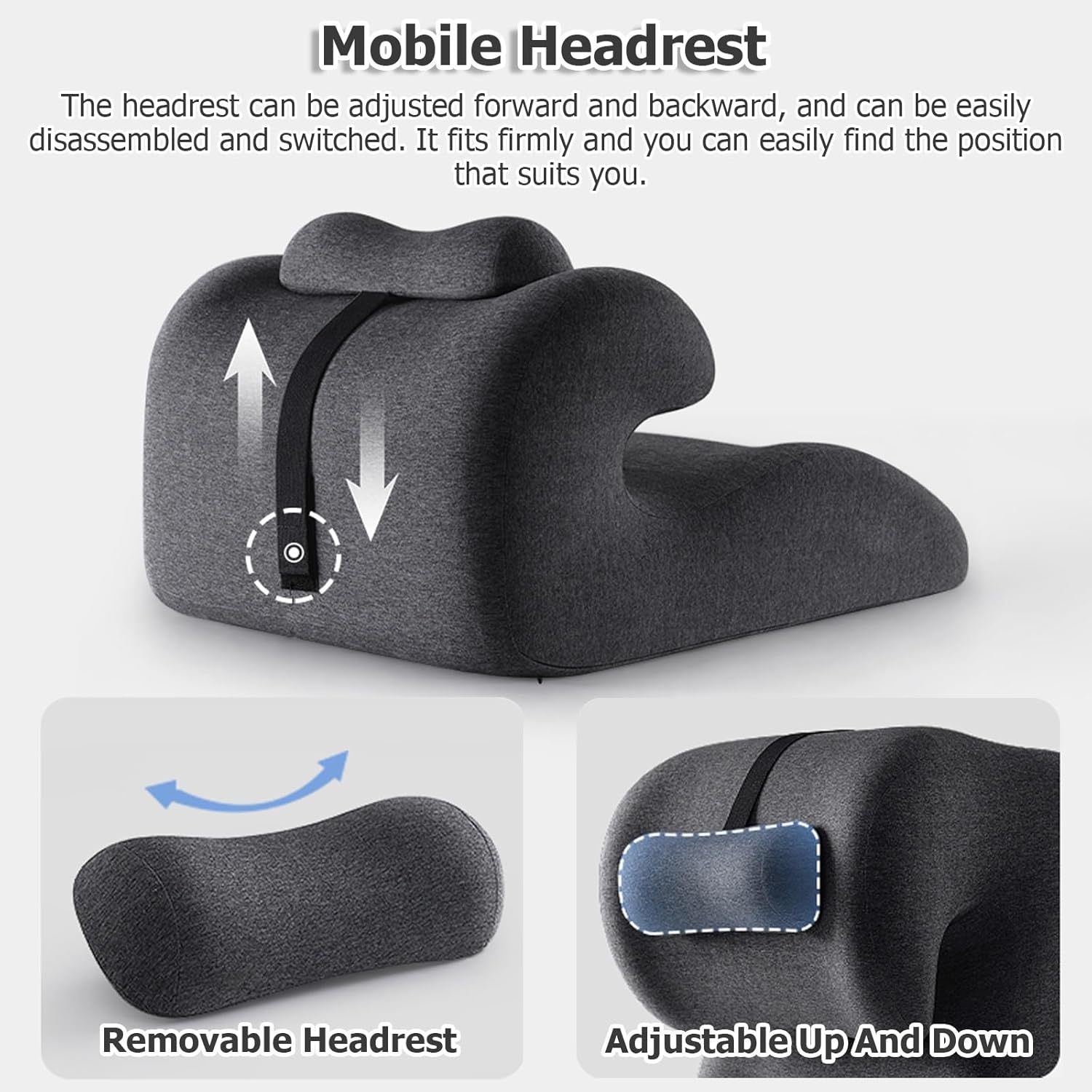 JYHHCYS Memory Foam Prone Pillow for Reading and Phone Use