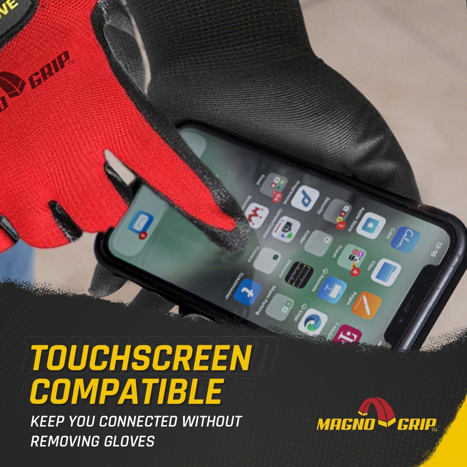 MagnoGrip 2-Pair Nitrile Gloves with Magnetic Storage