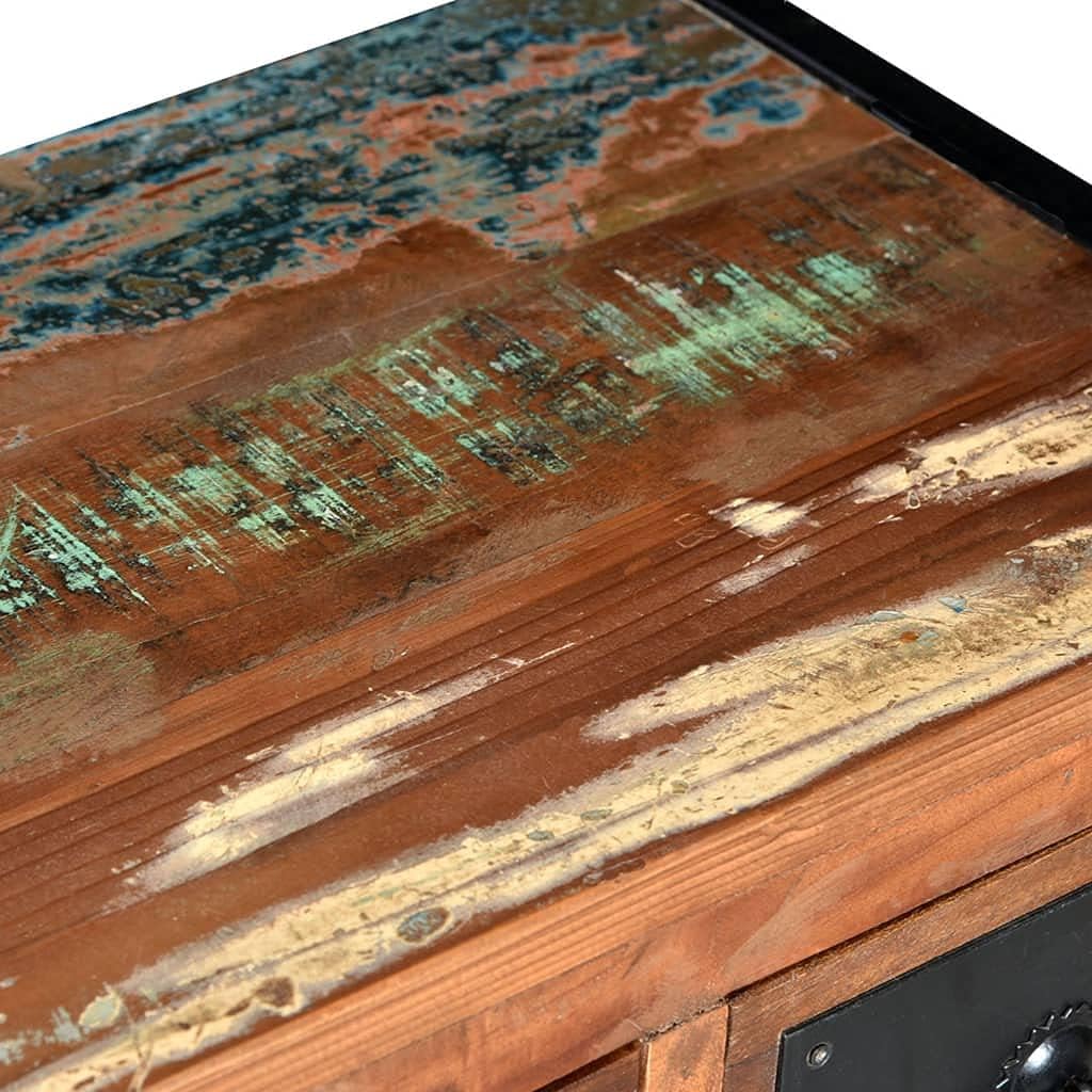 Wooden Wine Rack with 2 Drawers for 16 Bottles 1