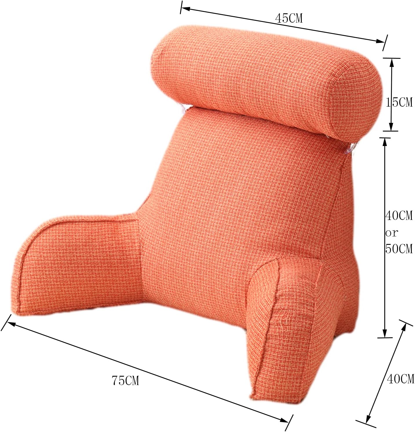 SARUEL Reading Pillow with Support Arms and Neck Pillow