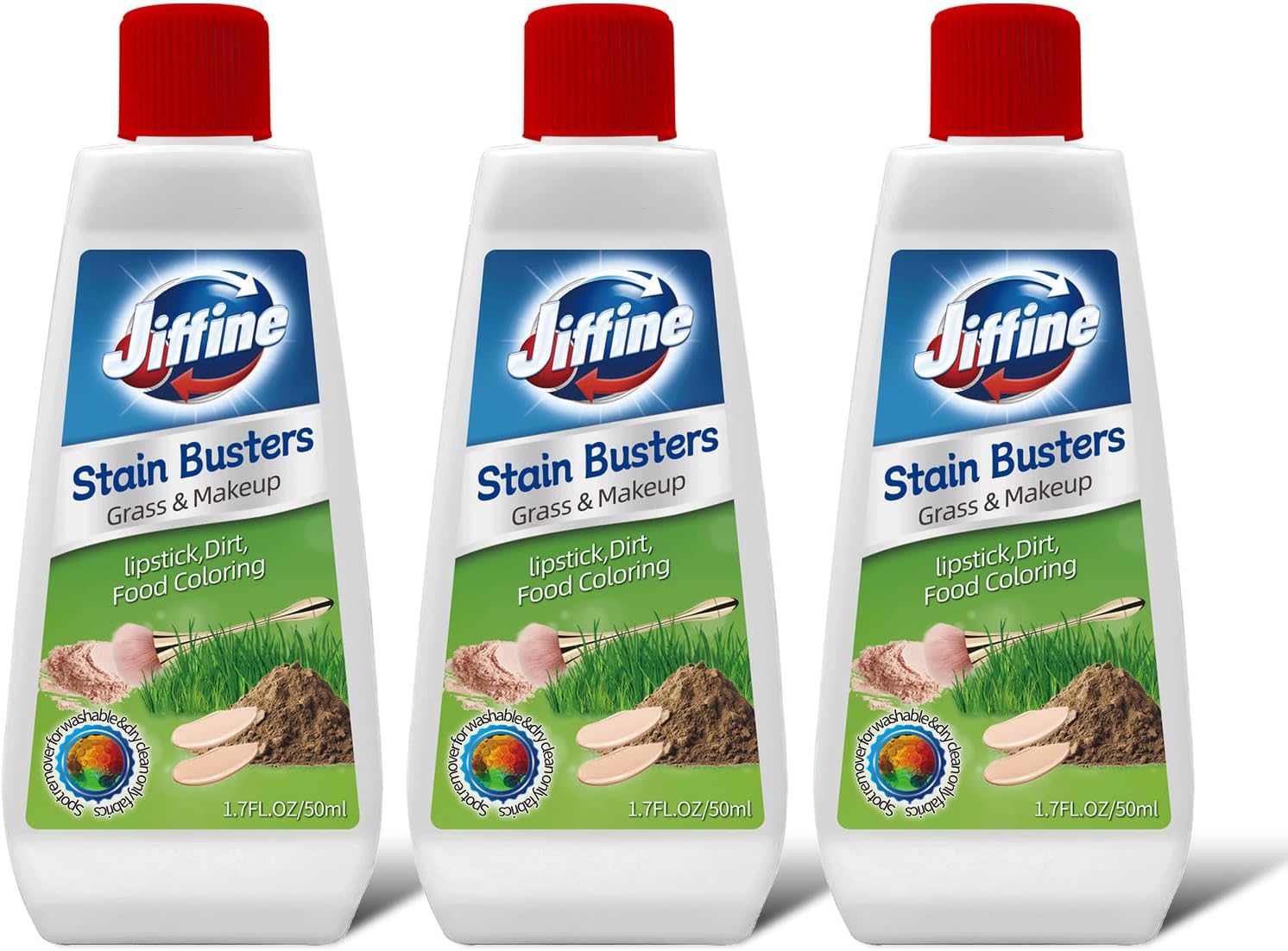 Jiffine 3 Pack 50ml Universal Stain Remover