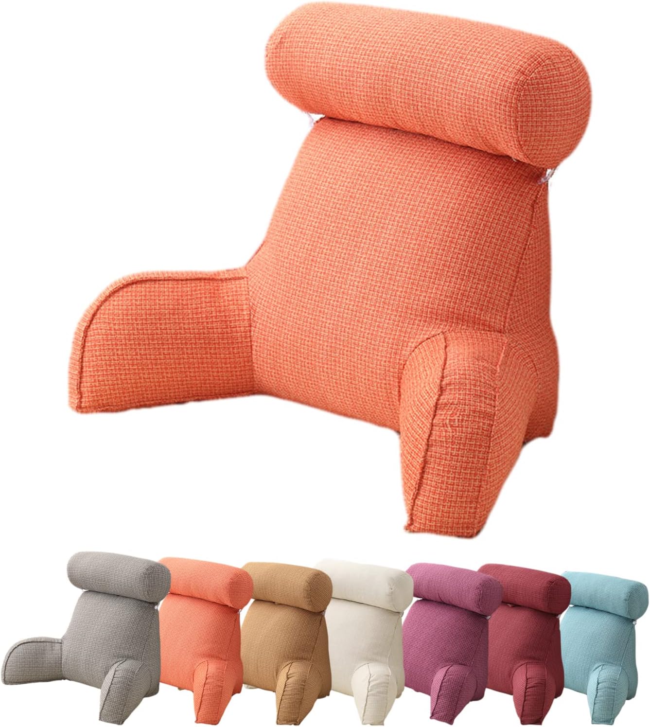 SARUEL Reading Pillow with Support Arms and Neck Pillow