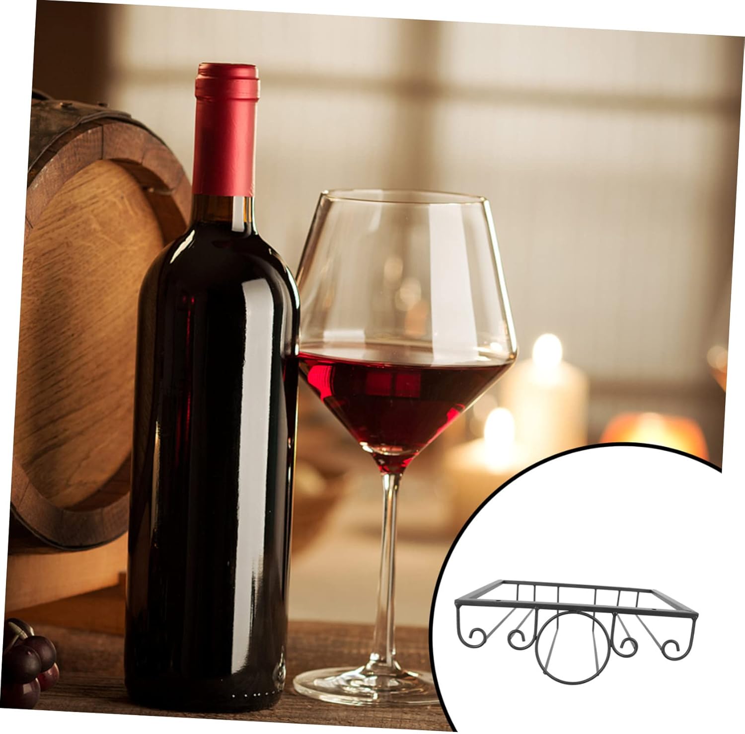 Ciieeo Wall-Mounted Wine Glass Holder 1pc