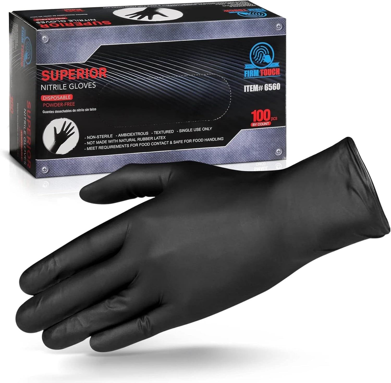 Glove Station Disposable Nitrile Gloves 100-Count 1