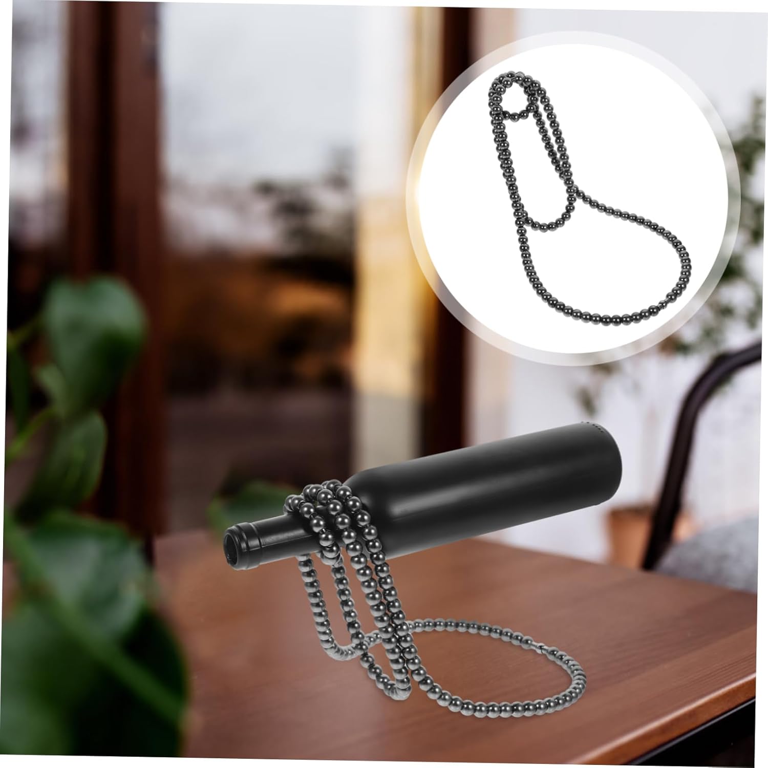 Creative Black Pearl Wine Rack Stand for Home Decor