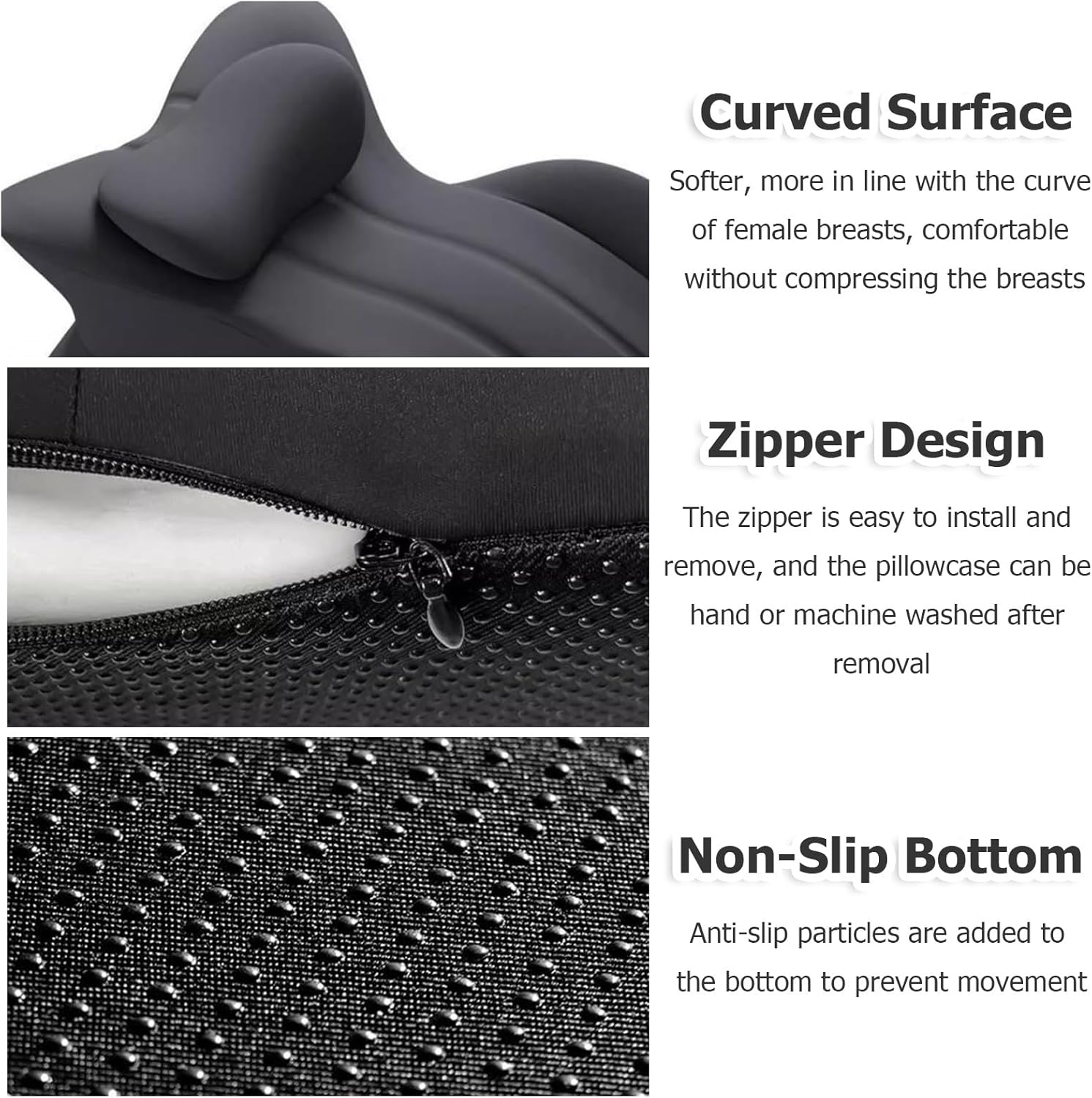 JYHHCYS Memory Foam Prone Pillow for Reading and Sleeping