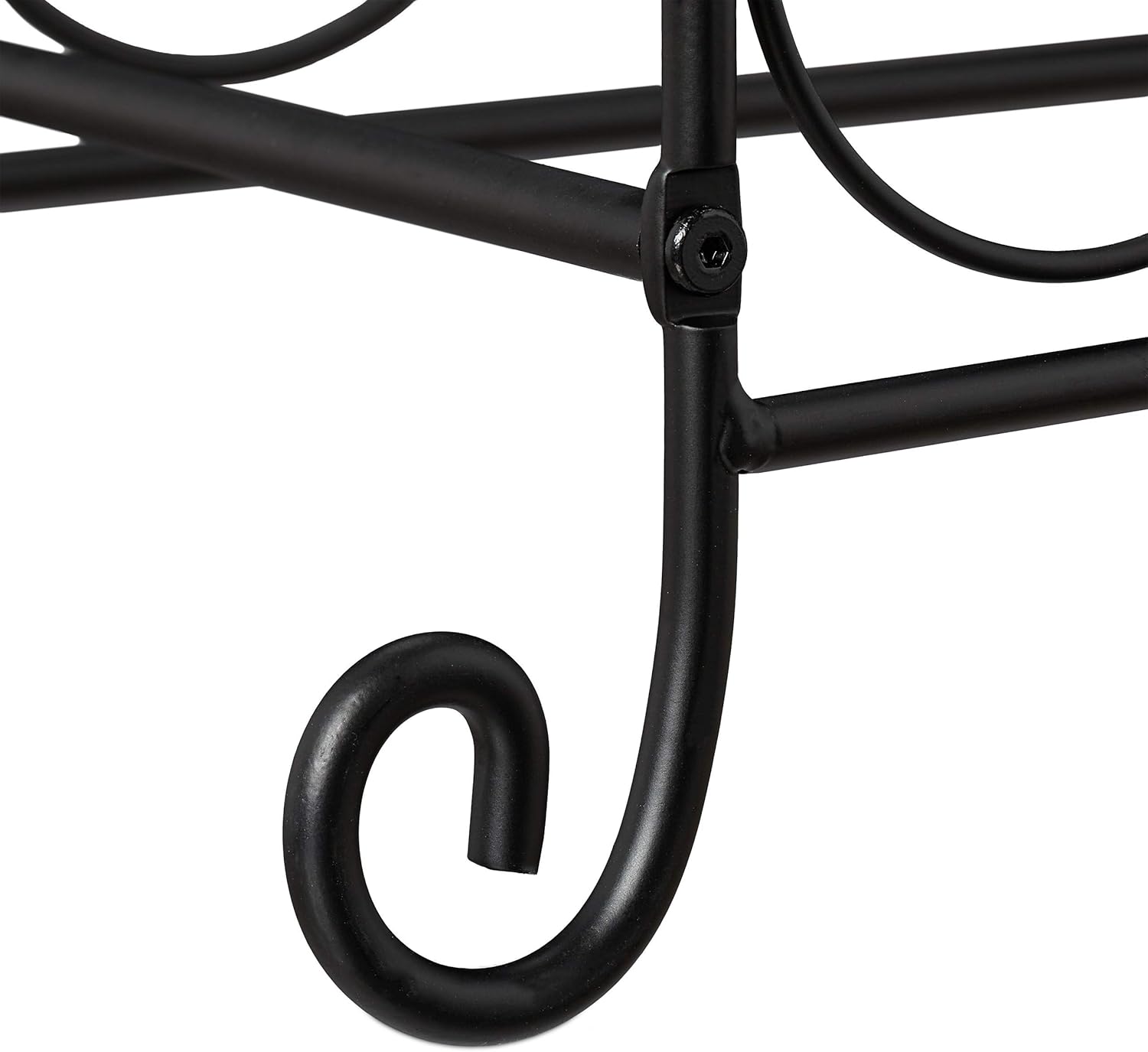 Relaxdays Black Wine Rack for 21 Bottles