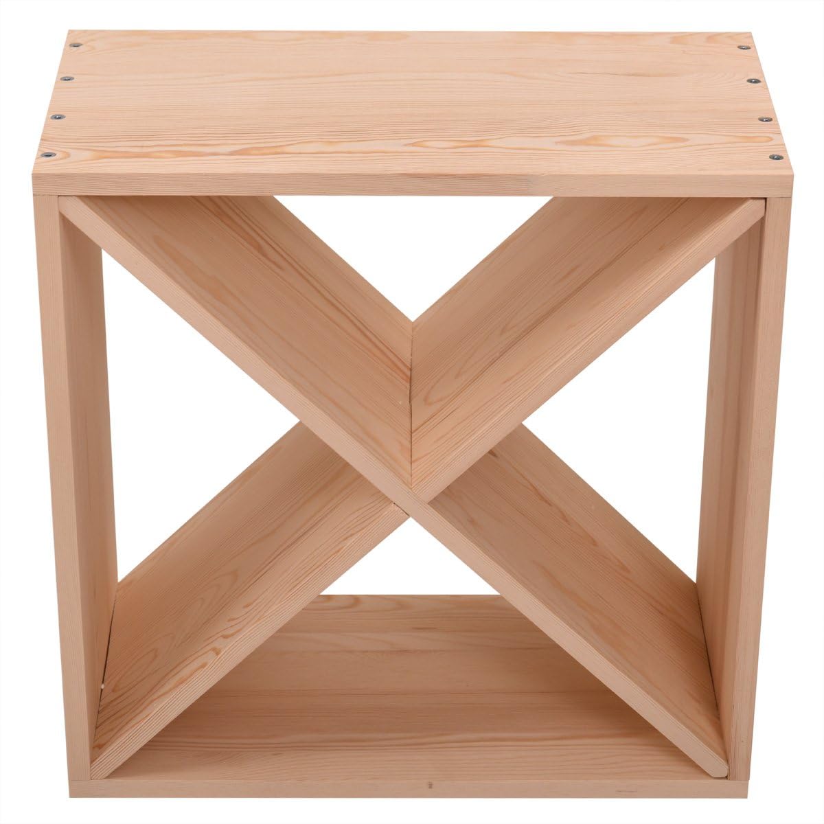 Sardoxx 24 Bottle Wine Rack Cedar Wood Cube Storage