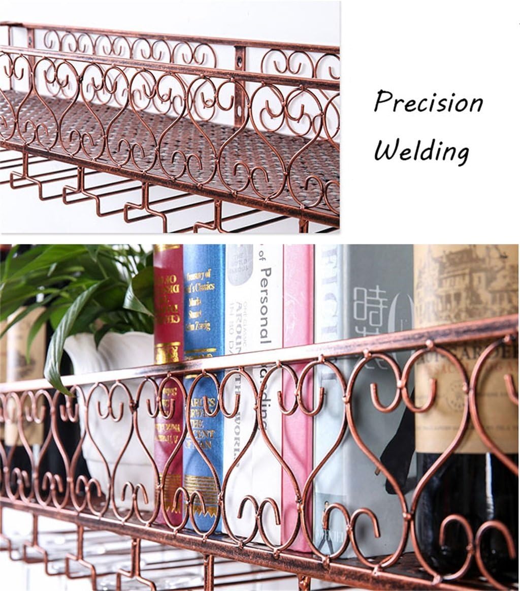 LUNEZY Bronze Wall Mounted Wine Holder 1