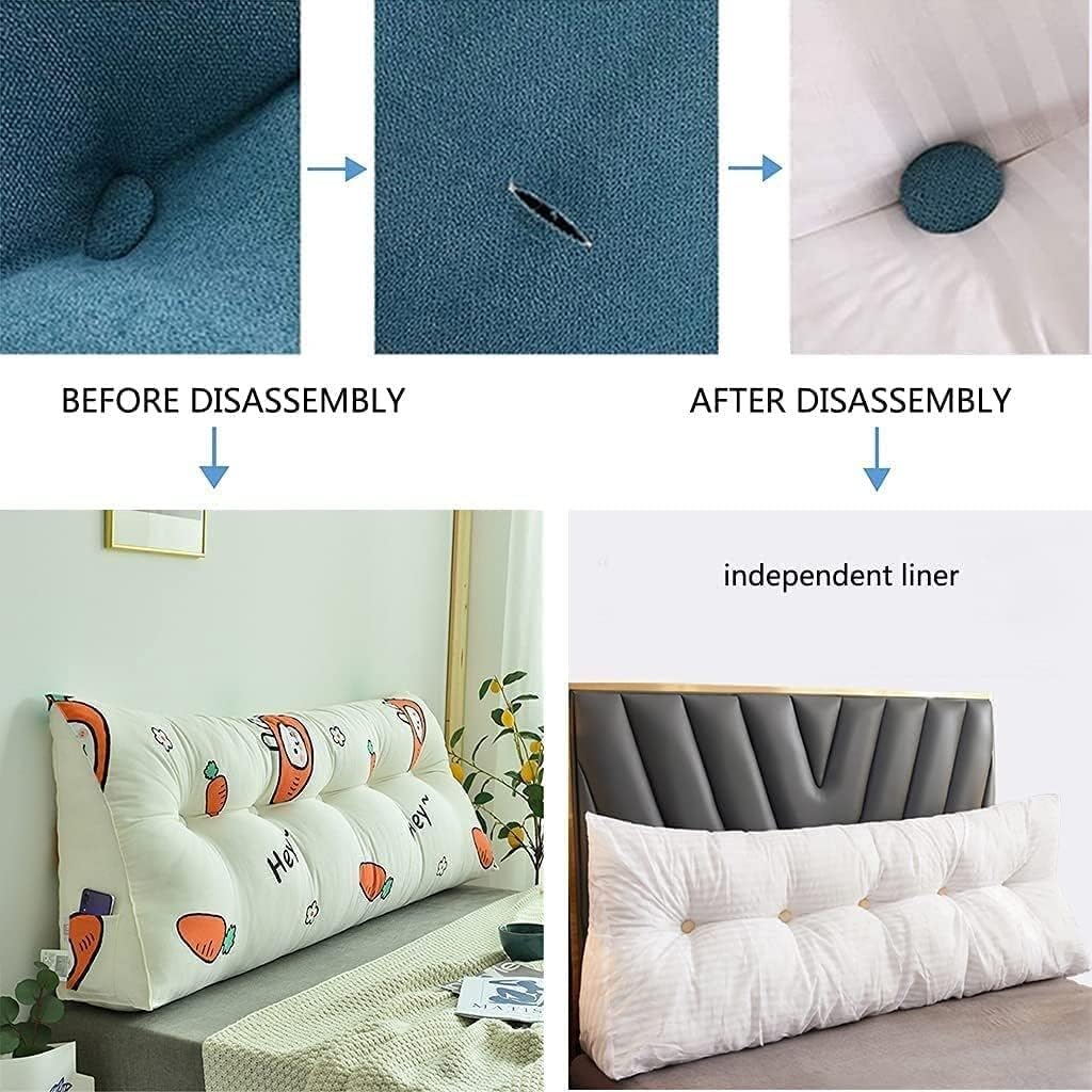YOODODO Triangular Wedge Cushion - Comfortable Back Support Pillow