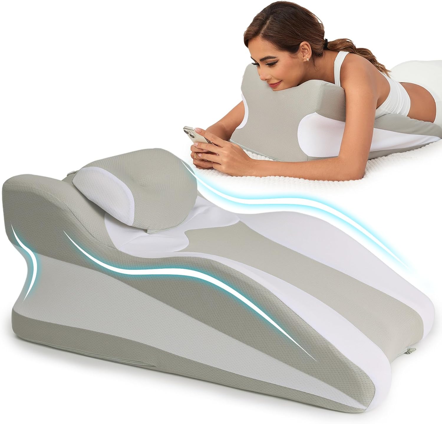 NPET Ergonomic Nap Pillow for Office and Travel