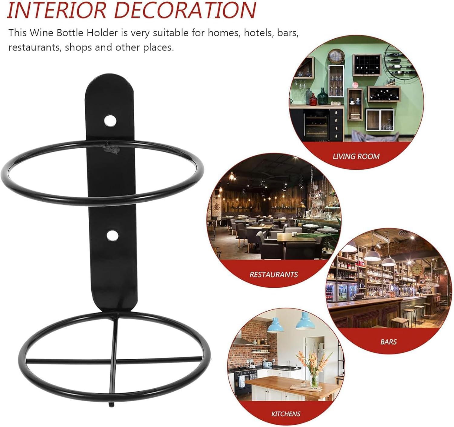 2 Pcs Freestanding Wine Racks with Wall-Mounted Design