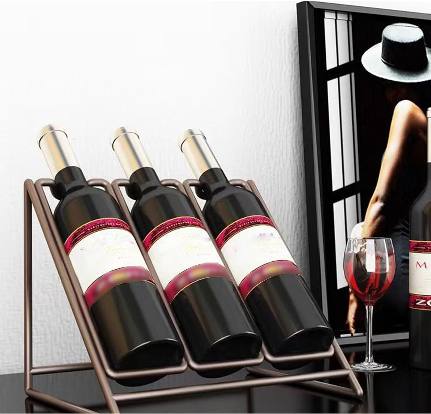 UYVEIS Iron Art Wine Rack for Inside Cabinet