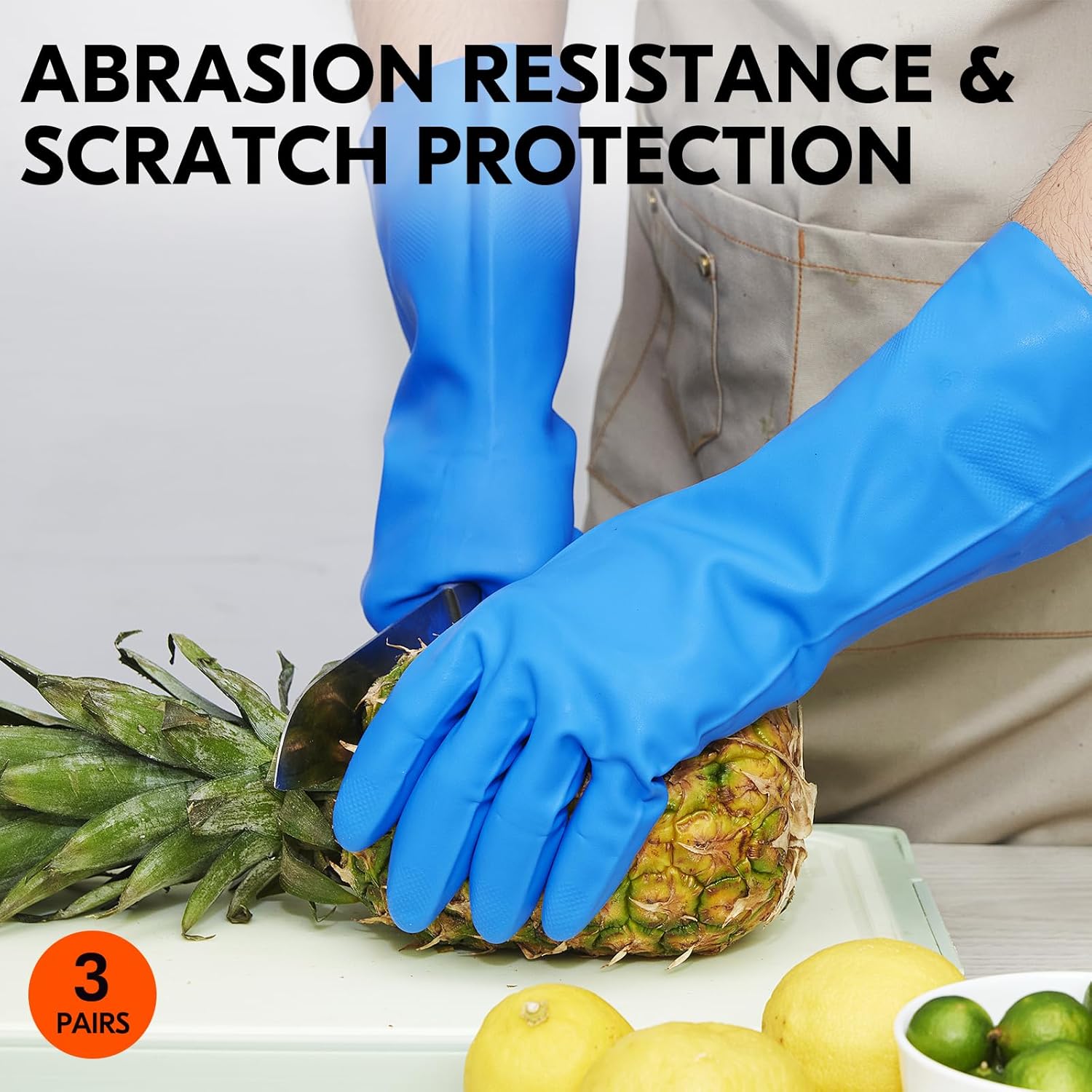 Vgo Reusable Heavy Duty Nitrile Gloves