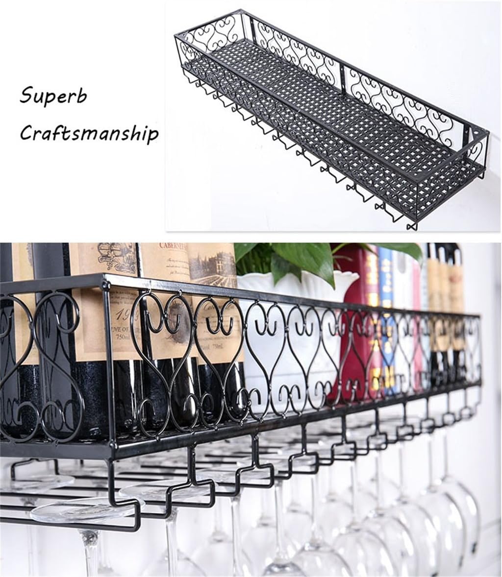 LUNEZY Wall Wine Rack Organizer Holder