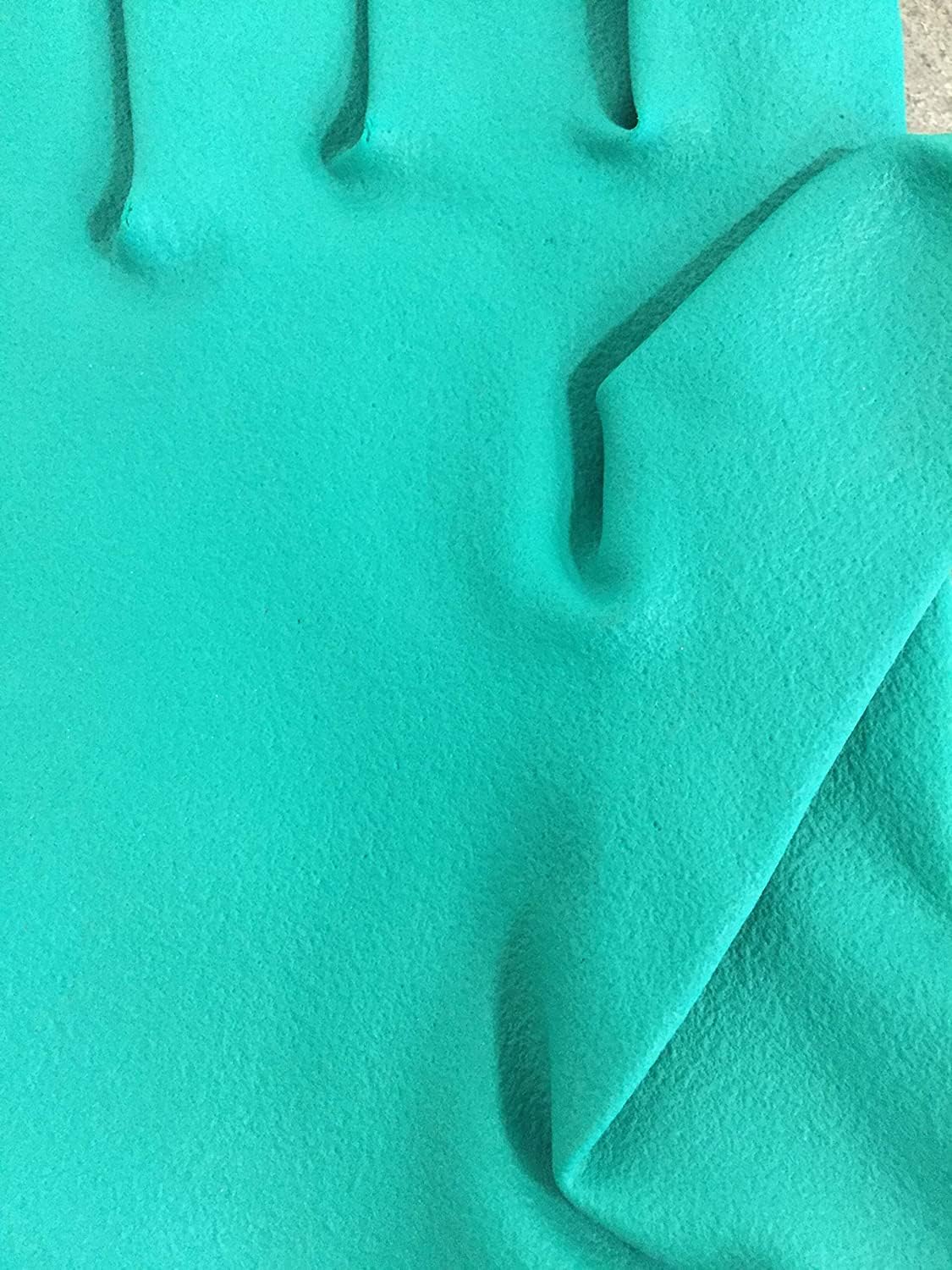 Green Nitrile Gloves 22mil 18 Length Medium Size