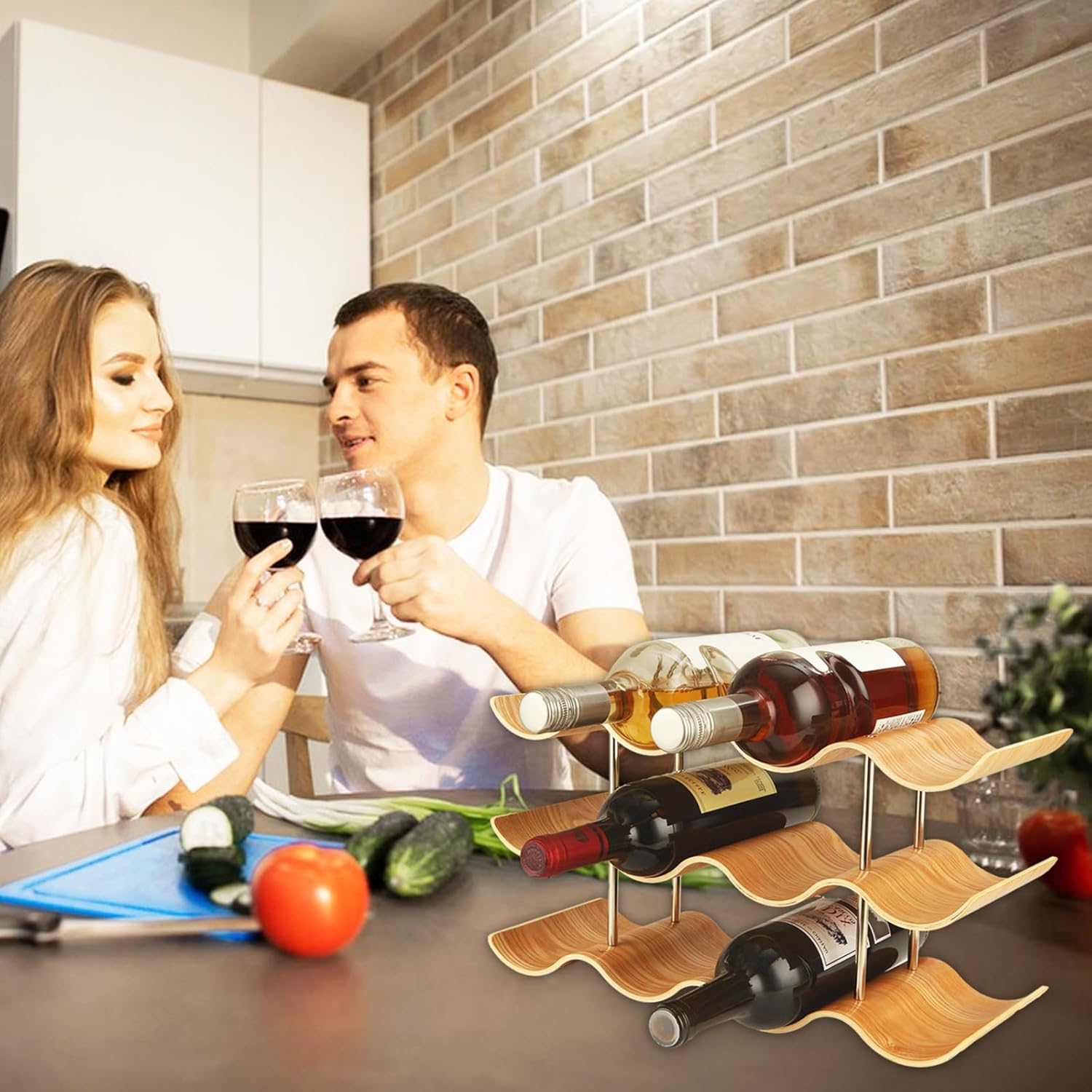 ABuff 3 Tier Wine Rack 12 Bottle Holder Stand
