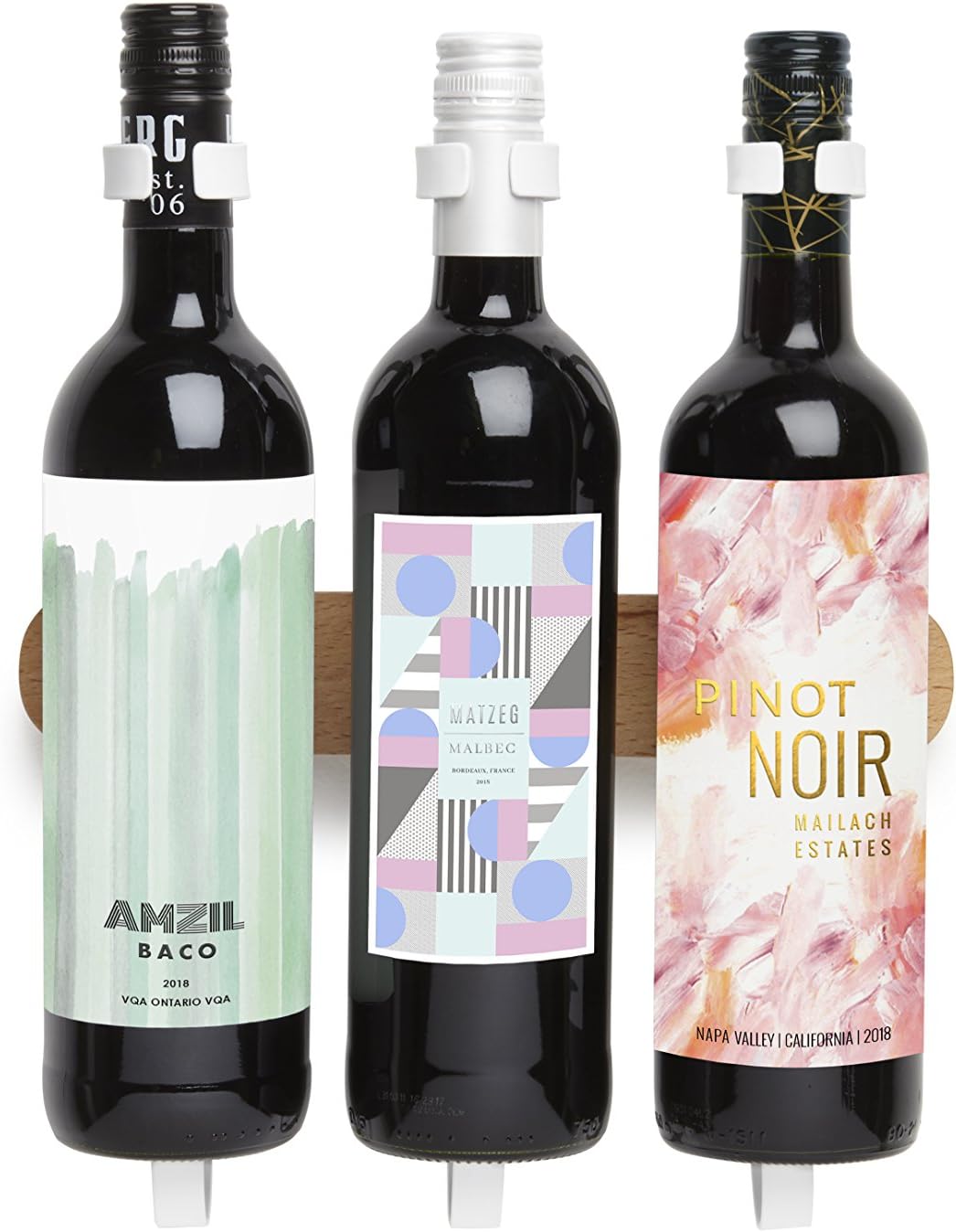 Umbra Showvino Wine Display WhiteNatural