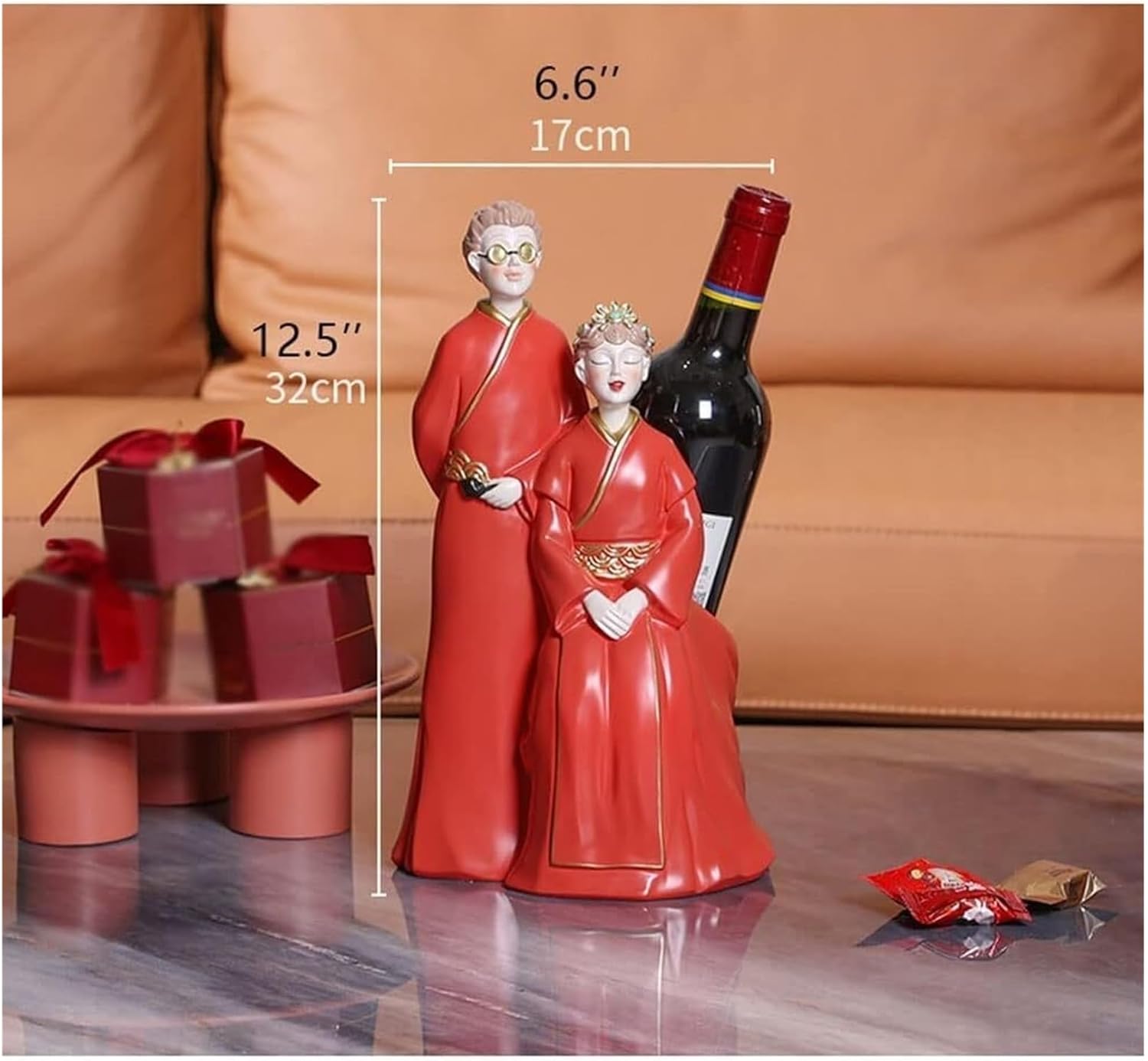 OXOAMP Freestanding Wine Rack Resin Display Stand