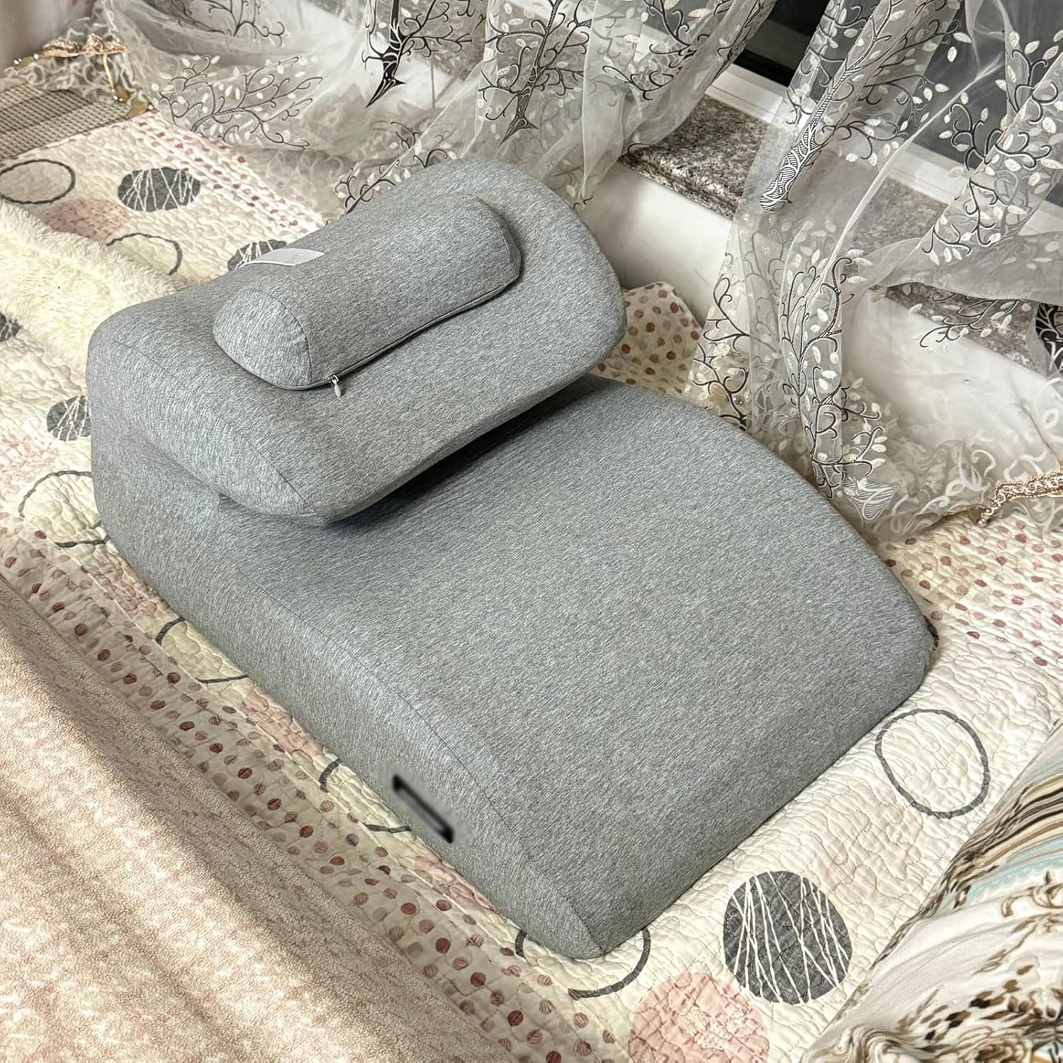 JYHHCYS Memory Foam Wedge Pillow for Back Shoulder Pain Relief