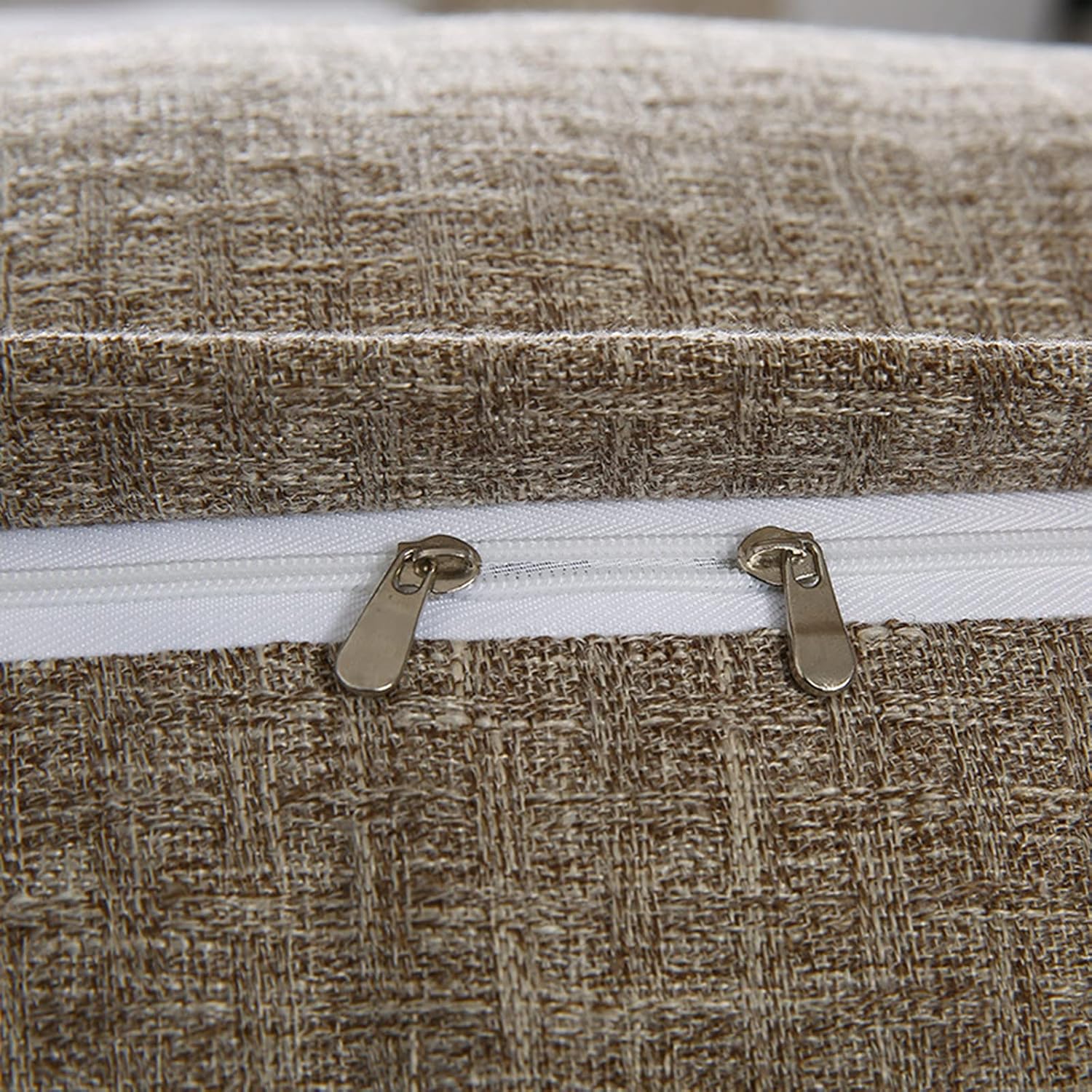 Cotton Linen Bedside Cushions with Removable Covers