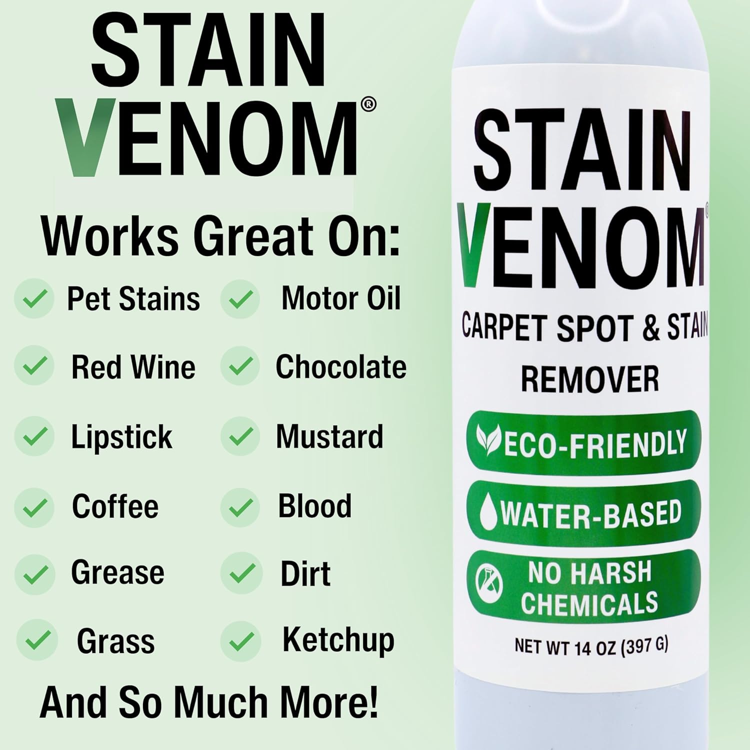 Stain Venom Carpet Spot Stain Remover 14 oz