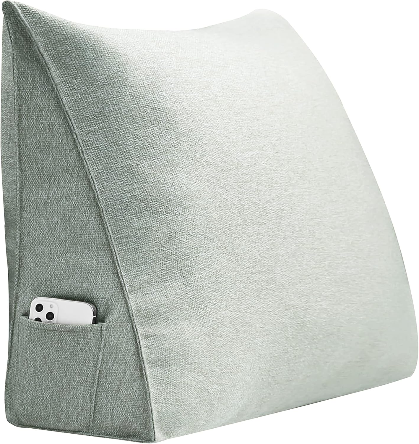 VERCART Triangular Bed Wedge Pillow with Removable Cover