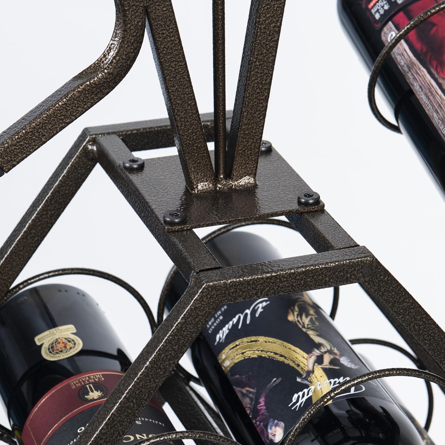 JOIN IRON 20 Bottle Stackable Wine Rack