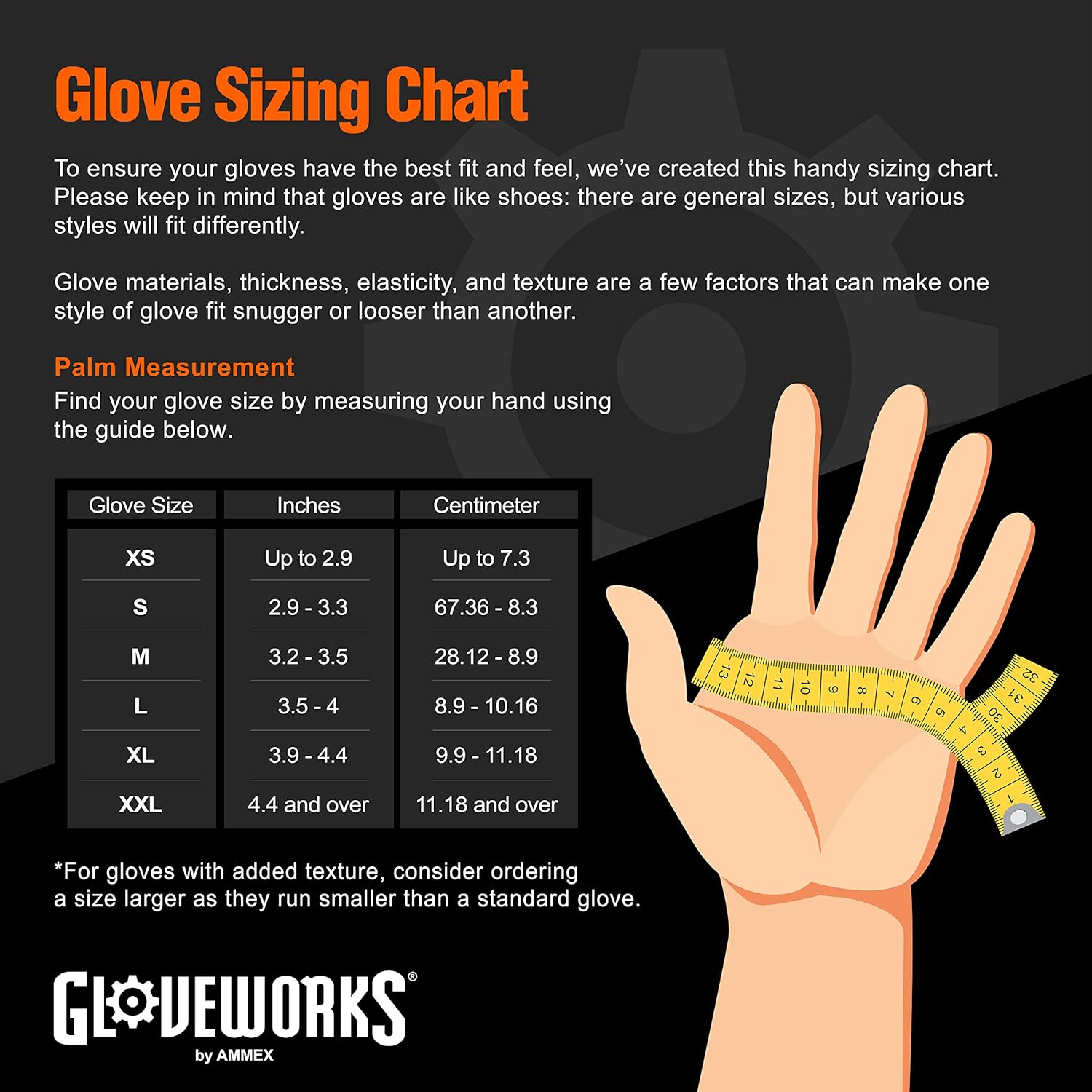 GLOVEWORKS HD Nitrile Gloves 8 Mil