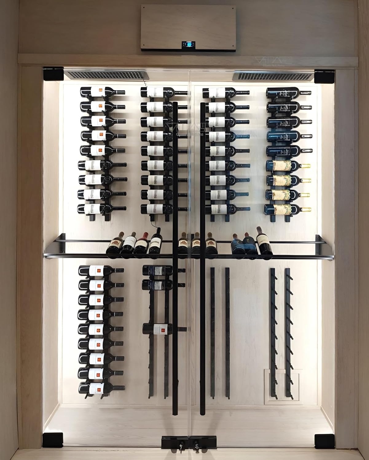 Ultra Display Row Wine Rack - 12 Bottle Capacity