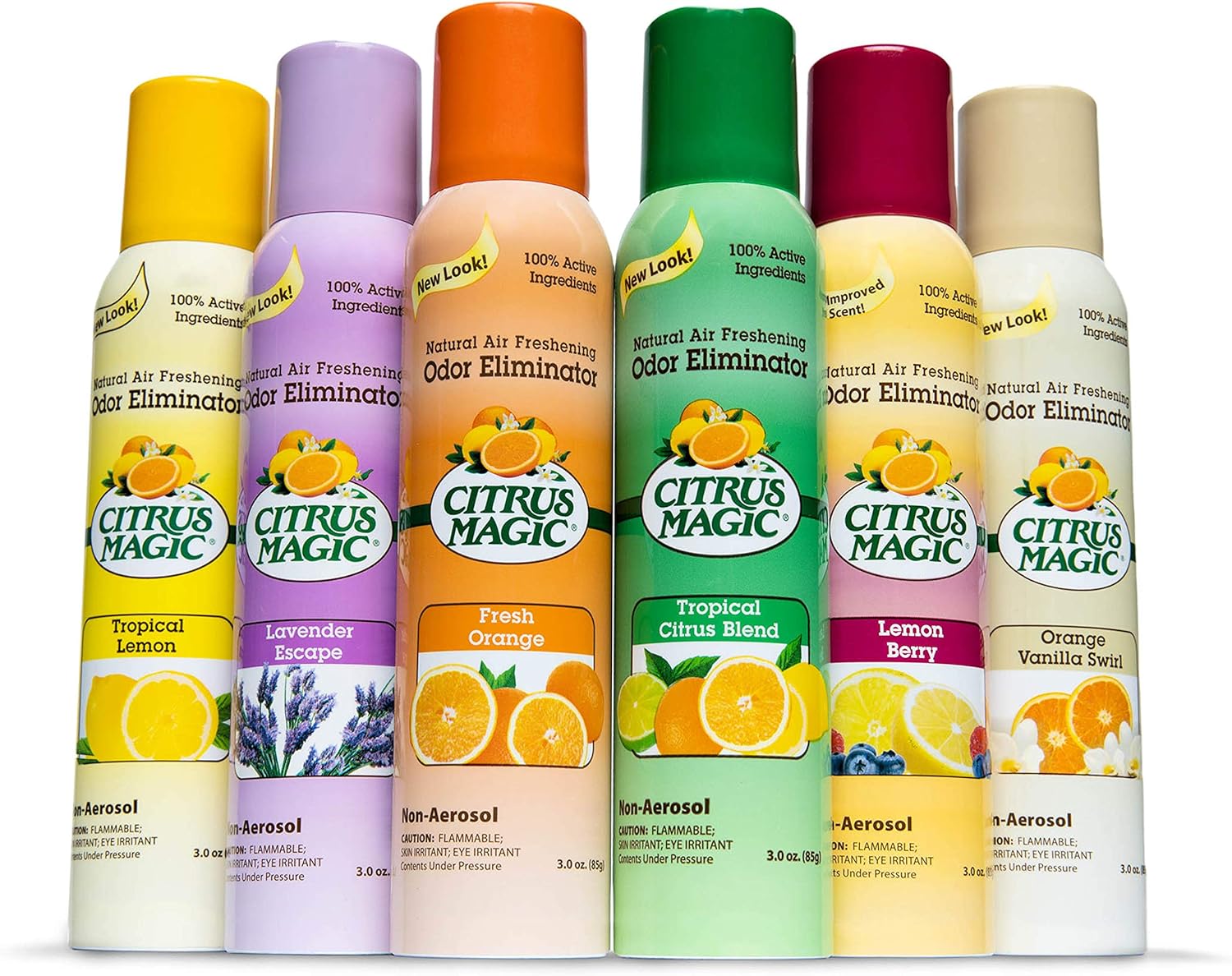 Citrus Magic Odor Eliminating Spray Orange-Vanilla 3-Ounce Pack of 3