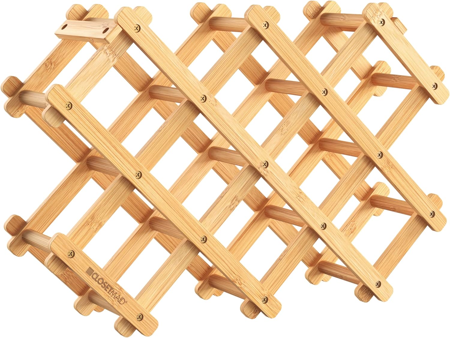 ClosetMaid Bamboo Wine Rack for 8 Bottles