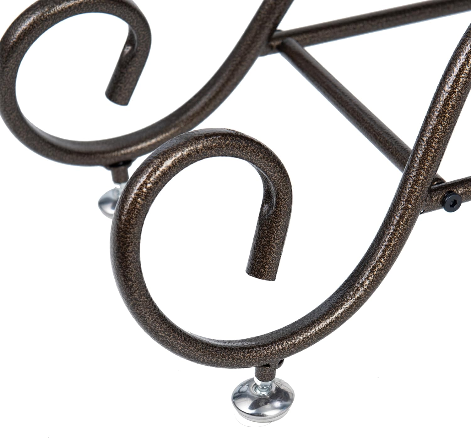 JOIN IRON Cello Shape Wine Rack with Stemware Holder