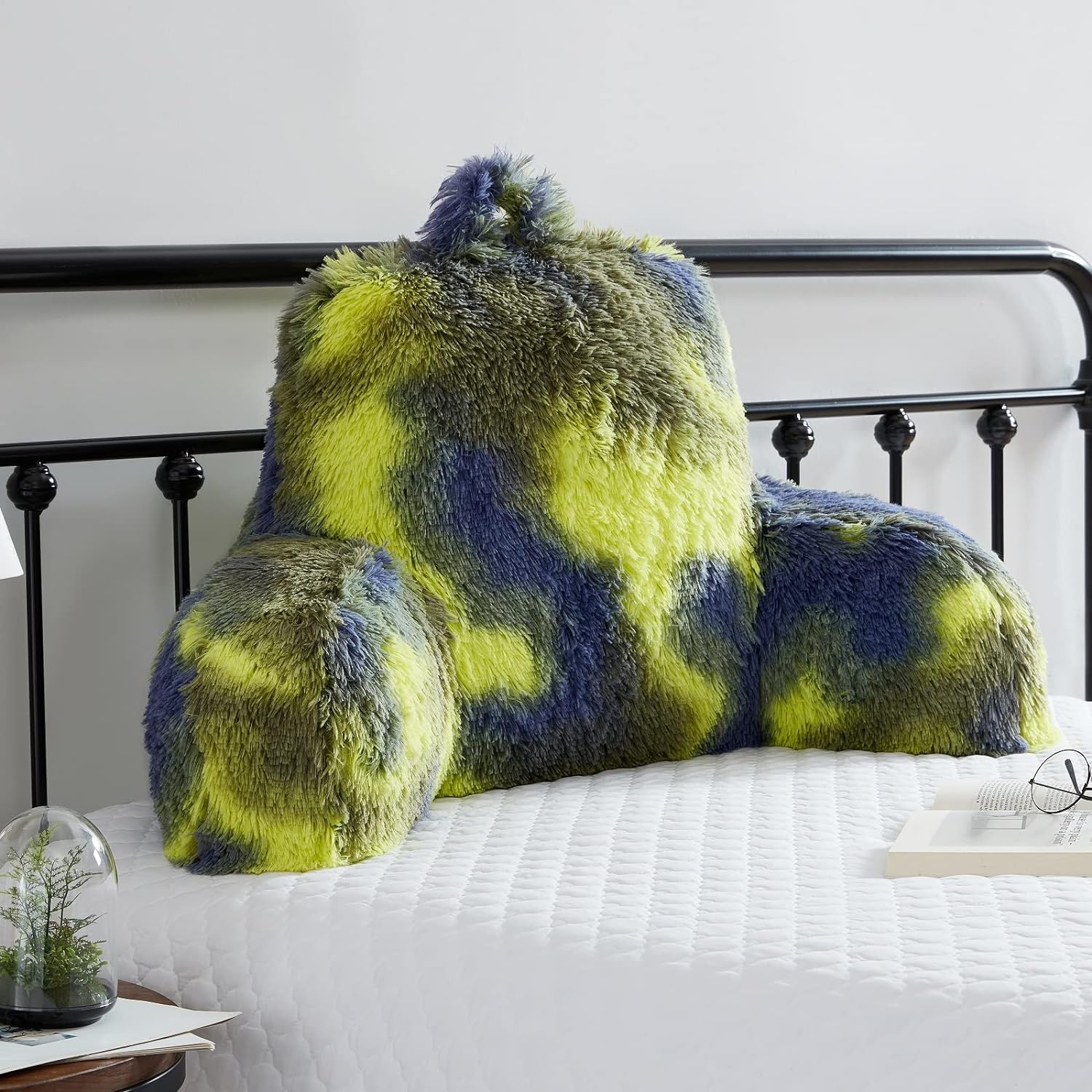 Hobed Life Fur Reading Pillow - Big 30x17x17 Inch
