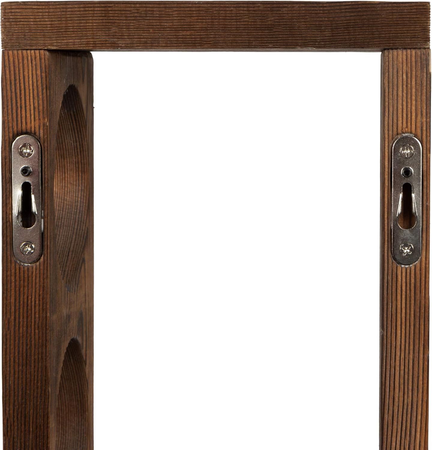 Rustic State Walnut Tabletop Wine Rack - 2 Pack Hold 8 Bottles