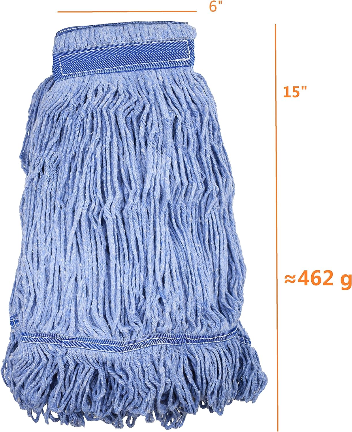 NIUBEE Heavy Duty String Blue Mop Head Replacement
