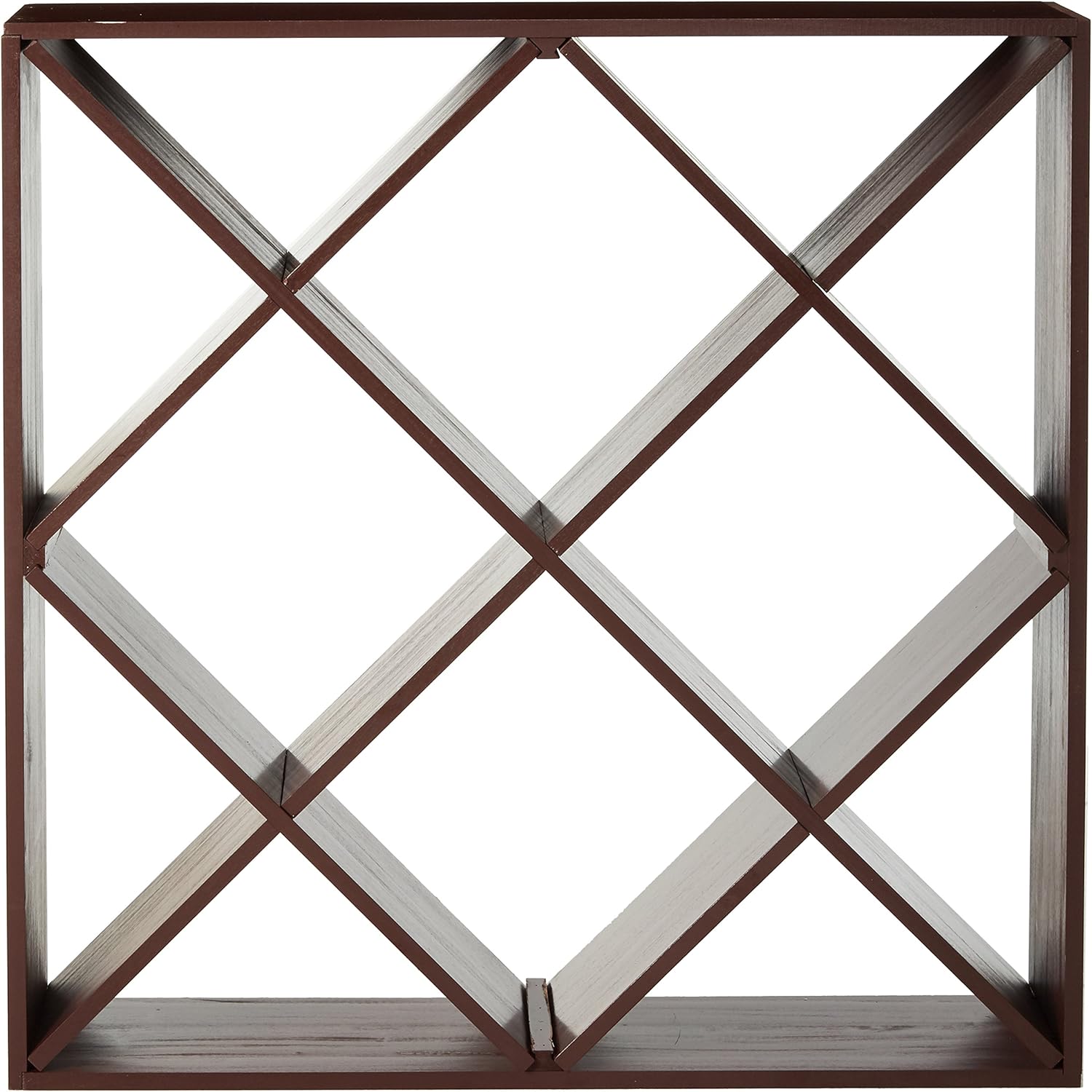 Wine Enthusiast Jumbo Bin 120 Bottle Wine Rack - Mahogany 1